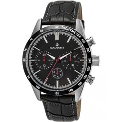 Reloj Radiant EMPIRE STEEL RA411604 Hombre Negro Multifunción