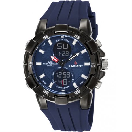 Reloj Radiant POWERTIME RA458601 Hombre Azul Multifunción