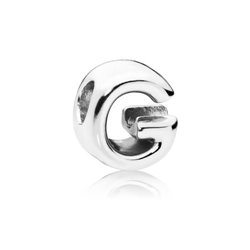 Charm Pandora 797461 mujer plata letra G