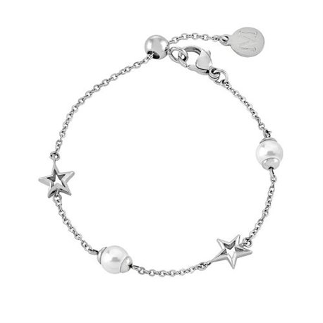 Pulsera Majorica 16007.01.0.000.010.1 mujer plata perla