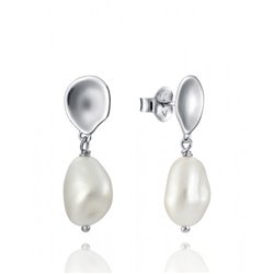 Pendientes colgante Viceroy 61000E100-68 mujer plata perla