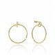 Pendientes aro Viceroy 61003E100-60 Fall Winter 2018 mujer plata perla