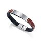 Pulsera Viceroy 75067P01011 hombre acero piel