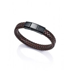 Pulsera Viceroy 75057P09011 Beat hombre acero piel