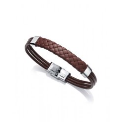 Pulsera Viceroy 75090P01011 MAGNUM hombre piel