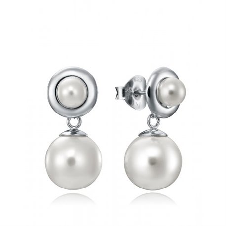 Pendientes Perla Viceroy 5075E000-68 Mujer Plata