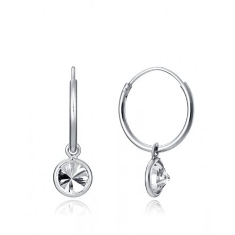 Pendientes Trend Viceroy 5059E000-38 mujer plata de ley cristal