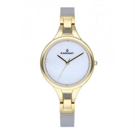 Reloj Radiant RA423602 Mujer acero dorado.