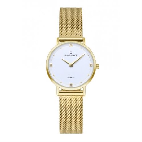 Reloj Radiant RA529601 Mujer acero dorado