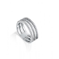 Anillo Viceroy 71026A012-38 Mujer plata circonita.