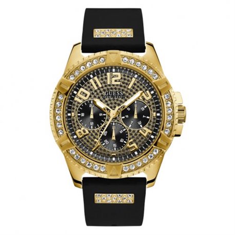 Reloj Guess Frontier W1132G1 Hombre Negro y dorado