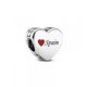 Charm Pandora Corazón España 792015_E033 Mujer Plata 