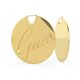 Pendientes GUESS LIQUID UBE79139 acero dorado