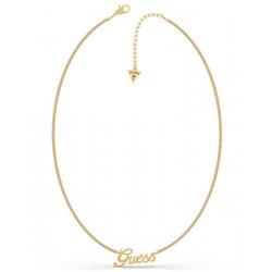 Collar GUESS LOGO POWER UBN79077 acero dorado