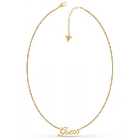 Collar GUESS LOGO POWER UBN79077 acero dorado