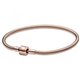 Pulsera PANDORA 588781C00-18 mujer plata inscripción Pandora rosé