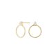 Pendientes aro frontal ITEMPORALITY SEA-201-043-UU Mujer oro