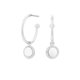 Pendientes Cube Aro Círculo ITEMPORALITY SEA-101-058-UU Mujer plata