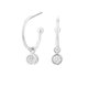 Pendientes Cube Aro Círculo ITEMPORALITY SEA-101-051-UU Mujer plata