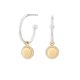 Pendientes Cube Aro Círculo Bicolor ITEMPORALITY SEA-401-058-UU Mujer plata