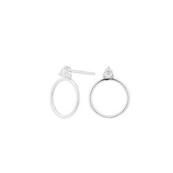 Pendientes aro frontal ITEMPORALITY SEA-101-043-UU Mujer plata