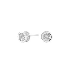 Pendientes Cube Círculo ITEMPORALITY SEA-101-049-UU Mujer plata