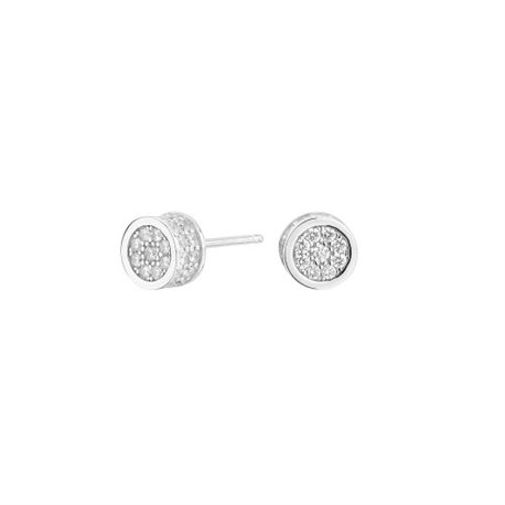 Pendientes Cube Círculo ITEMPORALITY SEA-101-049-UU Mujer plata