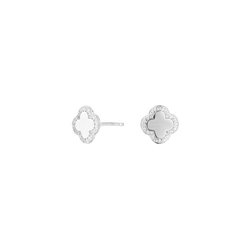 Pendientes Cube Flor ITEMPORALITY SEA-101-061-UU Mujer plata