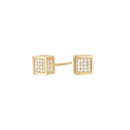 Pendientes Cube Cuadrado ITEMPORALITY SEA-201-047-UU Mujer oro