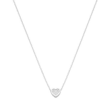 Collar Cube Corazón ITEMPORALITY SNL-101-006-UU Mujer plata