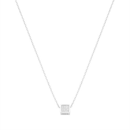 Collar Cube ITEMPORALITY SNL-101-007-UU Mujer plata