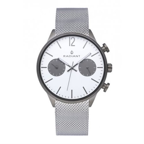 Reloj Radiant LUKE RA532702 Hombre acero malla plateado