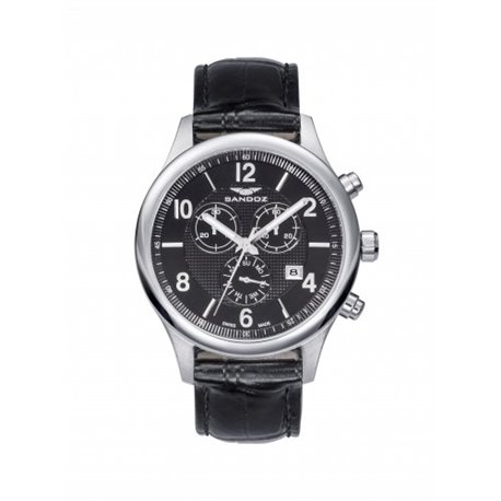 Reloj Cronógrafo Sandoz ELEGANT 81369-55 hombre acero 