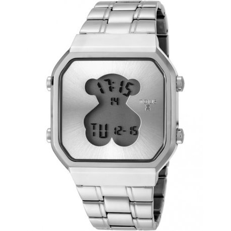 Reloj TOUS D-BEAR SQ SS DIG 600350275 mujer plateado