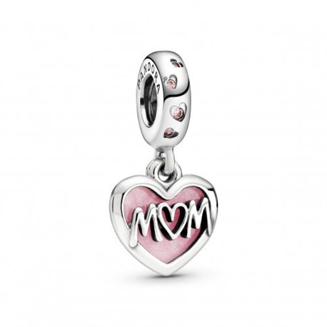 Abalorio Pandora 798887C01 Corazón “Te quiero mamá“.