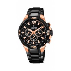 Reloj Festina Chrono Bike F20525/1 hombre IP negro rosé