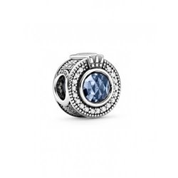 Charm Corona 799058C01 mujer plata azul