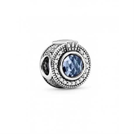 Charm Corona 799058C01 mujer plata azul