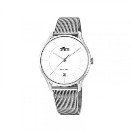 Reloj LOTUS MINIMALIST 18405/A acero hombre blanco