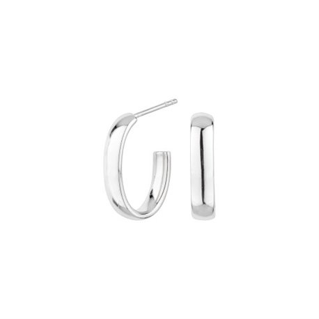 Pendientes Aro forma oval ITEMPORALITY SEA-100-152-01 Mujer plata