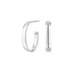 Pendientes Aro forma oval ITEMPORALITY SEA-100-152-02 Mujer plata