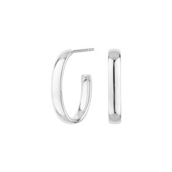 Pendientes Aro forma oval ITEMPORALITY SEA-100-152-02 Mujer plata