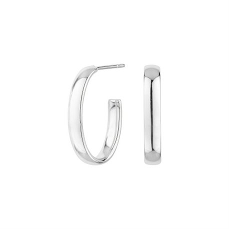 Pendientes Aro forma oval ITEMPORALITY SEA-100-152-02 Mujer plata