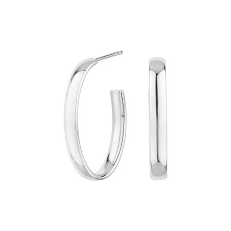 Pendientes Aro forma oval  ITEMPORALITY SEA-100-152-03 Mujer plata