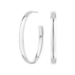 Pendientes Aro forma oval ITEMPORALITY SEA-100-152-04 Mujer plata