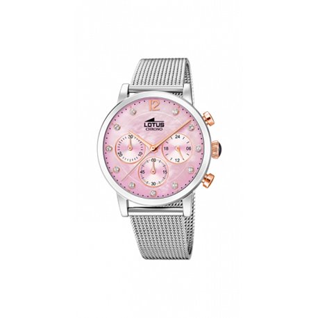 Reloj LOTUS TRENDY 18676/2 acero mujer rosa