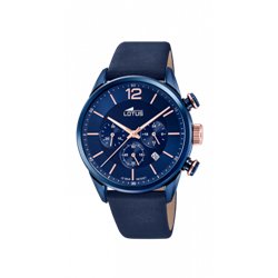 Reloj LOTUS CHRONO 18681/2 piel hombre azul