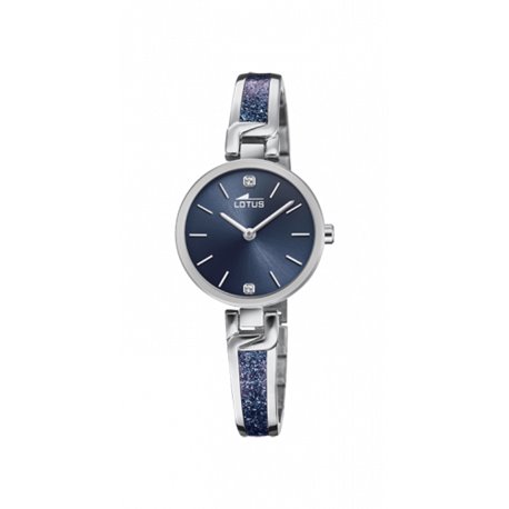 Reloj LOTUS BLISS 18722/3 acero mujer circonitas azul