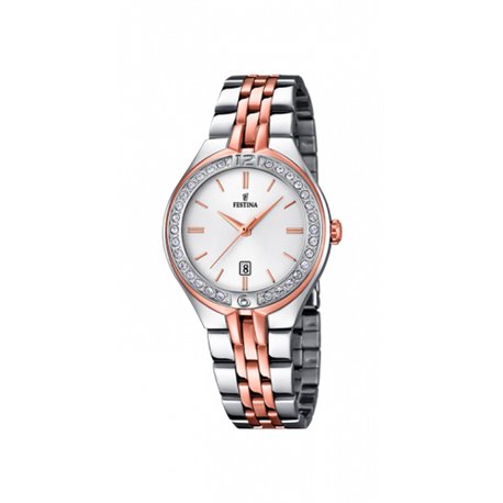 Reloj Festina LADY F16868/2 mujer acero IP rosado