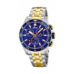 Reloj LOTUS CHRONO 18651/3 acero hombre azul